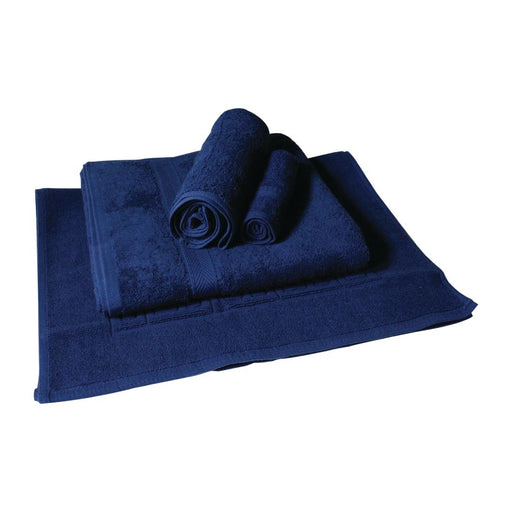 Navy | Pack Contents: 1 x Facecloth, 3 x Towels