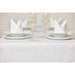 Mitre Luxury Satin Band Napkins Cotton White (10 Pack) Mitre Luxury