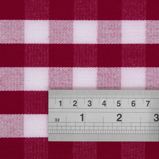 Mitre Comfort Gingham Tablecloth Red 890 x 890mm Mitre Comfort