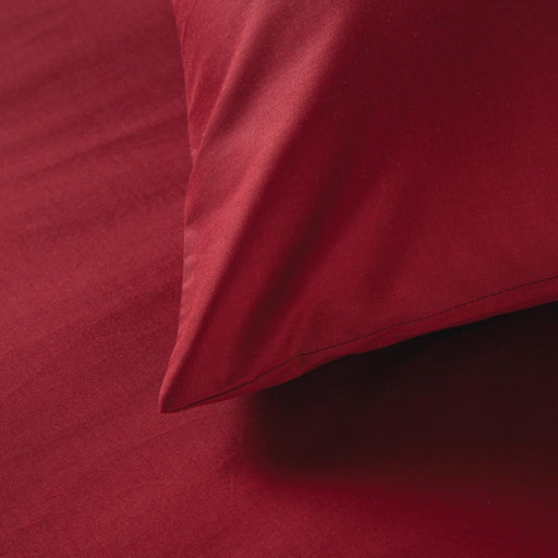 Mitre Essentials Spectrum Housewife Pillowcase Claret Mitre Essentials
