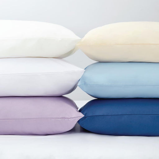 Mitre Essentials Temir Housewife Pillowcase Navy (2 Pack) Mitre Essentials