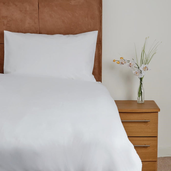 Mitre Essentials Spectrum Bed Linen Set White Single Mitre Essentials