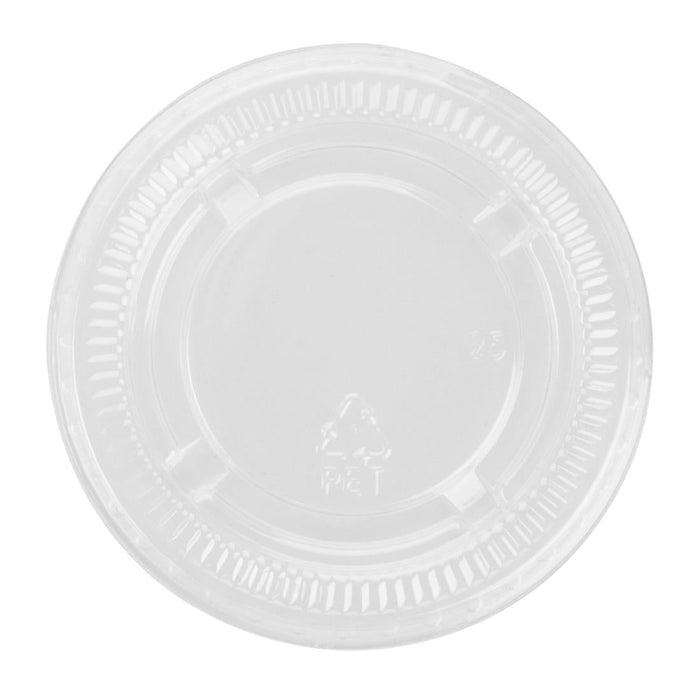 Fiesta Recyclable PET Lid for Portion Pots (1000 Pack) Fiesta Recyclable