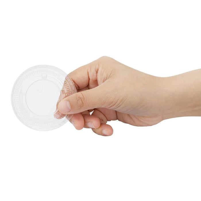 Fiesta Recyclable PET Lid for Portion Pots (1000 Pack) Fiesta Recyclable