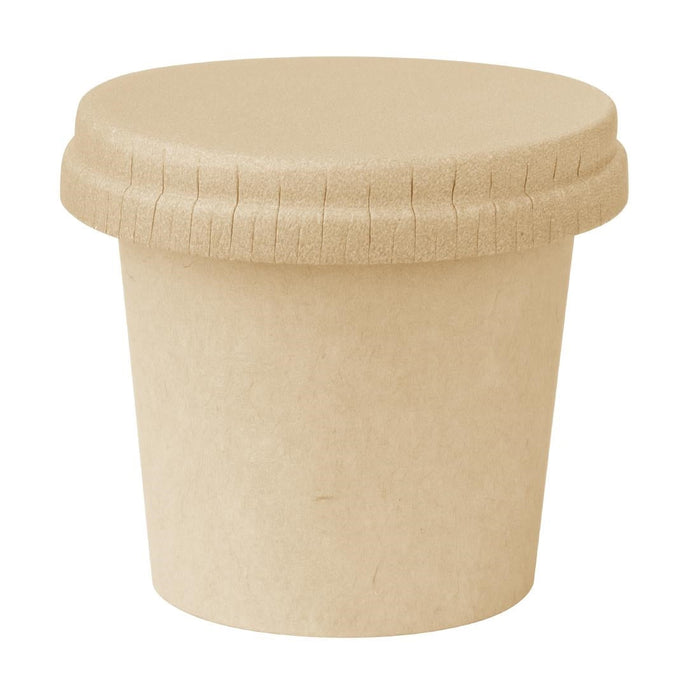 Fiesta Recyclable Paper Lids for Portion Pots (1000 Pack) Fiesta Recyclable
