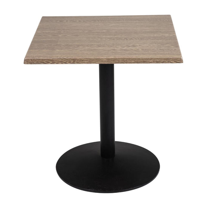 Bolero Pre-Drilled Square Table Top Wenge Grain 700mm Bolero