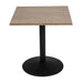 Bolero Pre-Drilled Square Table Top Wenge Grain 700mm Bolero