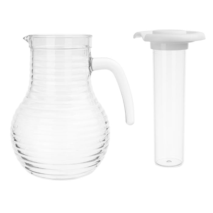 Olympia Kristallon Jug With Cooling Tube Polycarbonate Ridged 1600ml Olympia