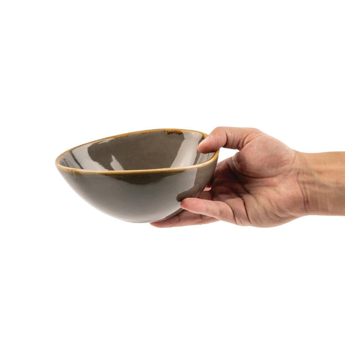 Olympia Kiln Bowl Smoke 165mm (6 Pack) Olympia