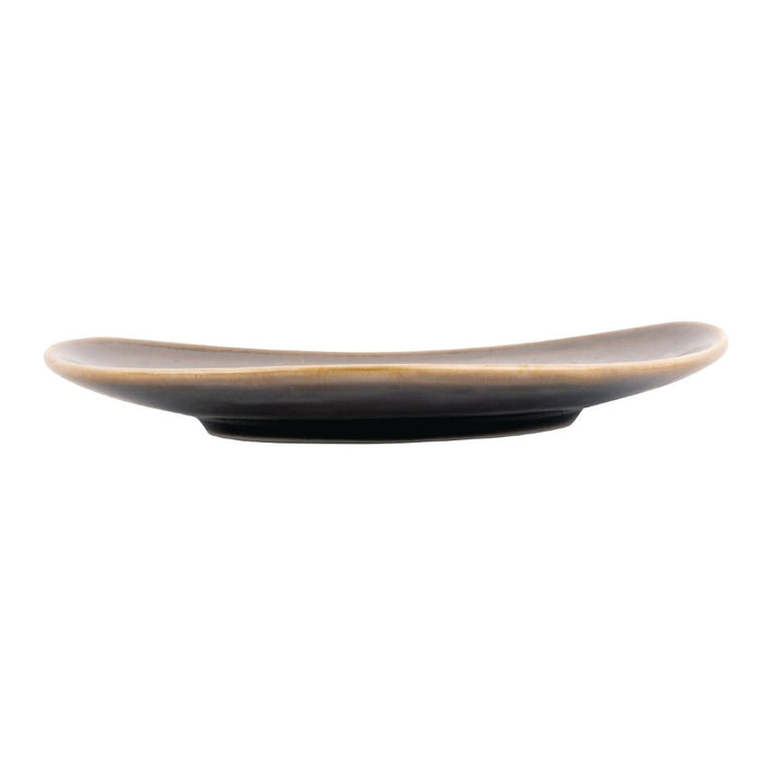 Olympia Kiln Triangular Side Plate Smoke 165mm (6 Pack) Olympia
