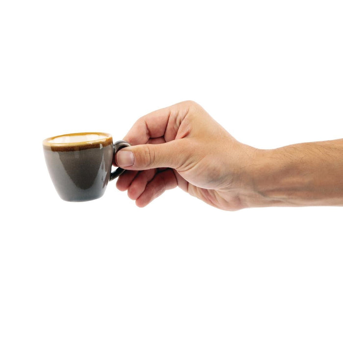 Olympia Kiln Espresso Cups Smoke 85ml (6 Pack) Olympia