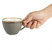 Olympia Kiln Cappuccino Cups Smoke 230ml (6 Pack) Olympia