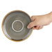 Olympia Kiln Cappuccino Saucer Smoke 140mm (6 Pack) Olympia