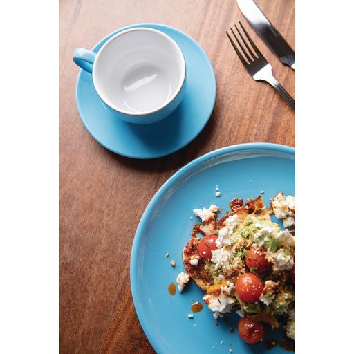 Olympia Cafe Coffee Cup Blue - 230ml 8fl oz (12 Pack) Olympia