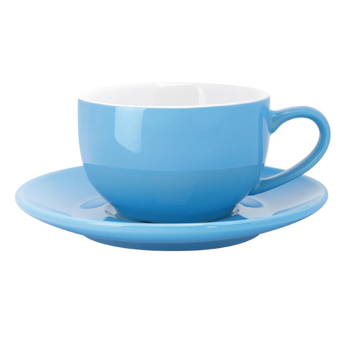 Olympia Cafe Coffee Cup Blue - 230ml 8fl oz (12 Pack) Olympia