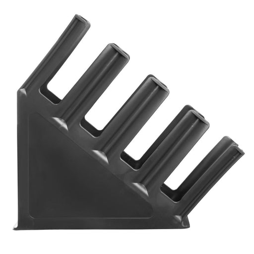 Olympia Kristallon Cup Holder 4-Slots Polypropylene Black Olympia