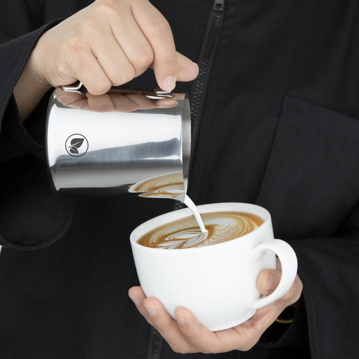 Olympia Vegan Milk Jug Stainless Steel 340ml Olympia