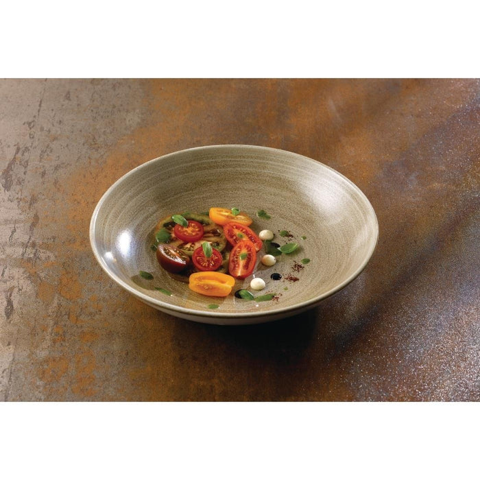 Churchill Stonecast Patina Antique Coupe Bowls Taupe 182mm Churchill