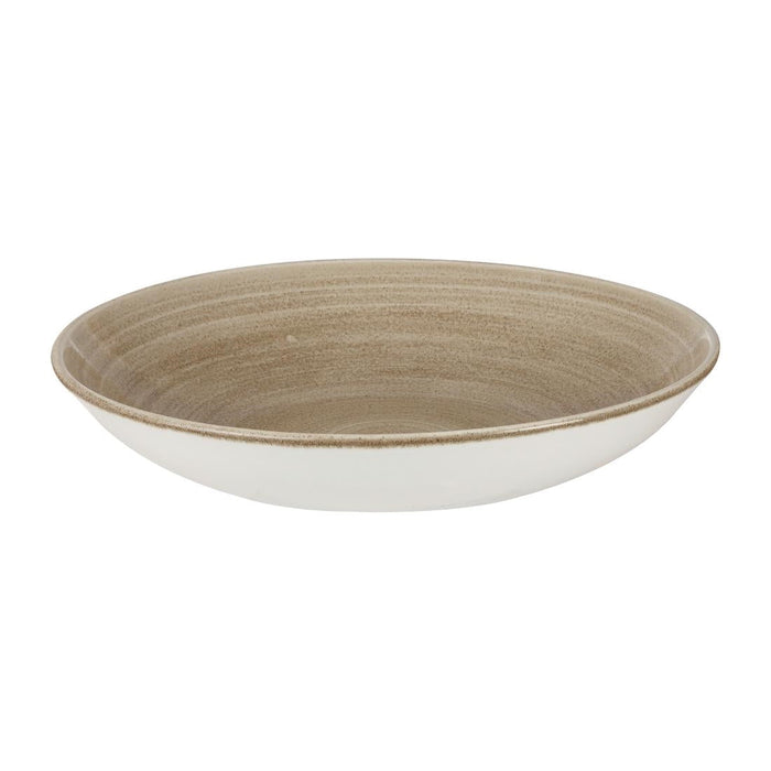 Churchill Stonecast Patina Antique Coupe Bowls Taupe 248mm Churchill