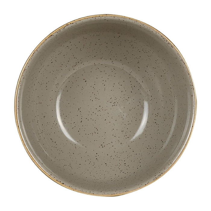 Churchill Stonecast Round Soup Bowls Peppercorn Grey 132mm (12 Pack) Churchill