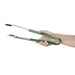 Hygiplas Colour Coded Serving Tong Green 405mm Hygiplas