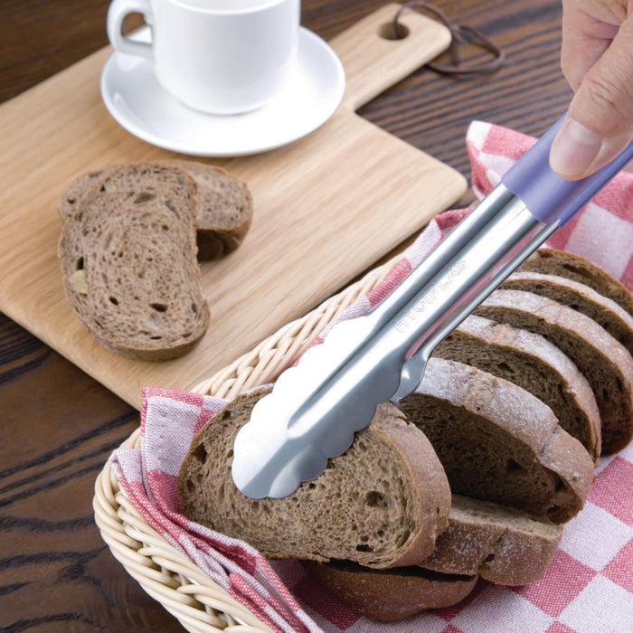 Hygiplas Colour Coded Serving Tong Purple 300mm Hygiplas