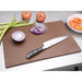 Hygiplas Low Density Antibacterial Chopping Board Brown 450x300x10mm Hygiplas