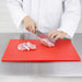 Hygiplas Low Density Antibacterial Chopping Board Red 450x300x10mm Hygiplas