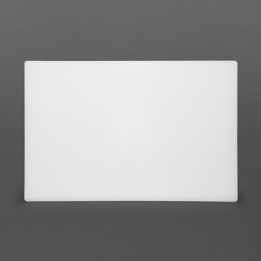 Hygiplas Low Density Antibacterial Chopping Board White 450x300x10mm Hygiplas