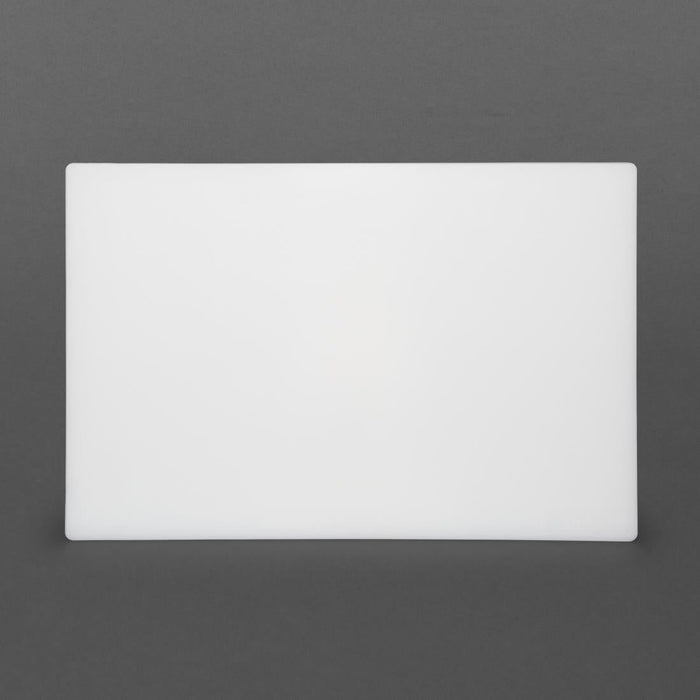 Hygiplas Low Density Antibacterial Chopping Board White 450x300x10mm Hygiplas