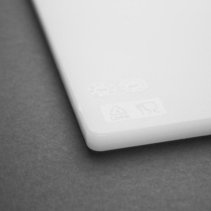 Hygiplas Low Density Antibacterial Chopping Board White 450x300x10mm Hygiplas