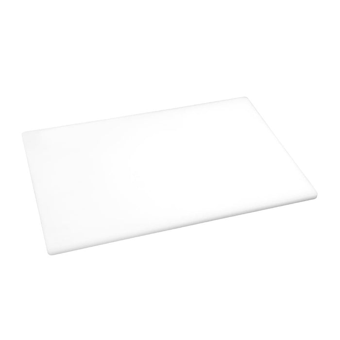 Hygiplas Low Density Antibacterial Chopping Board White 450x300x10mm Hygiplas