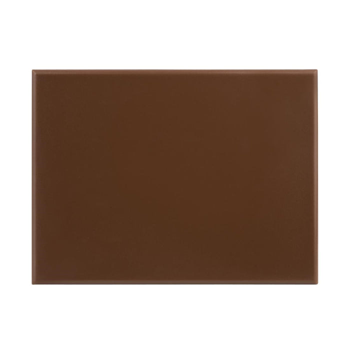 Hygiplas High Density Brown Chopping Board Small 305x229x12mm Hygiplas