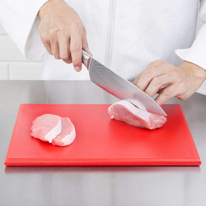Hygiplas High Density Red Chopping Board Small 305x229x12mm Hygiplas
