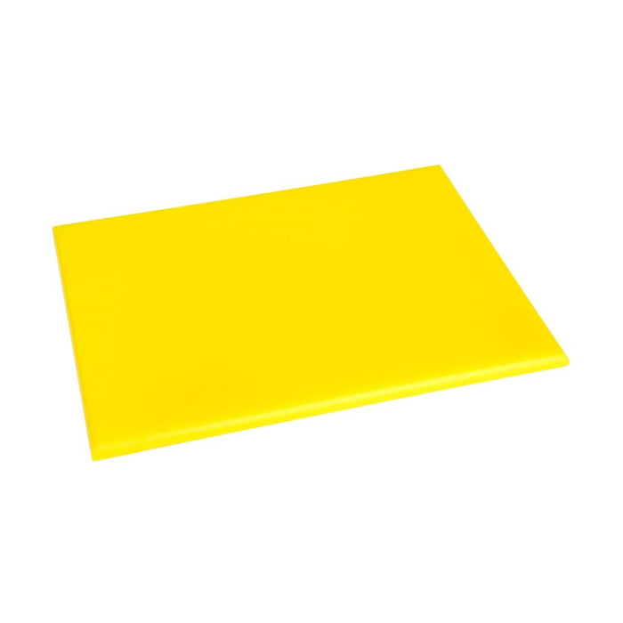 HDPE. 305x229mm. Thickness: 12mm. Yellow: cooked meats