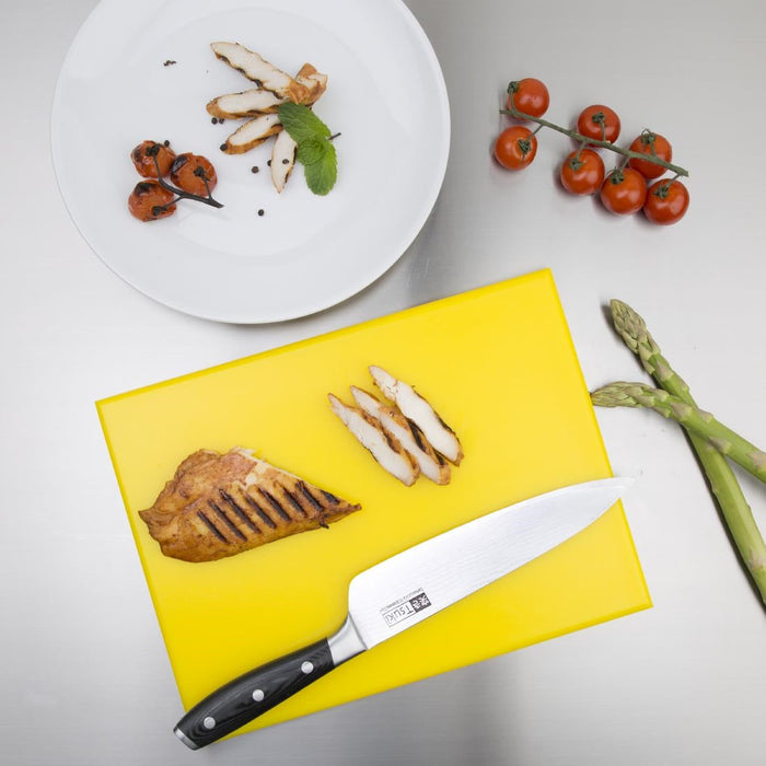 Hygiplas High Density Yellow Chopping Board Small 305x229x12mm Hygiplas