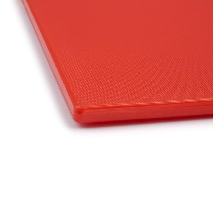 Hygiplas Low Density Red Chopping Board Large 600x450x10mm Hygiplas