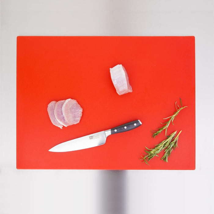 Hygiplas Low Density Red Chopping Board Large 600x450x10mm Hygiplas