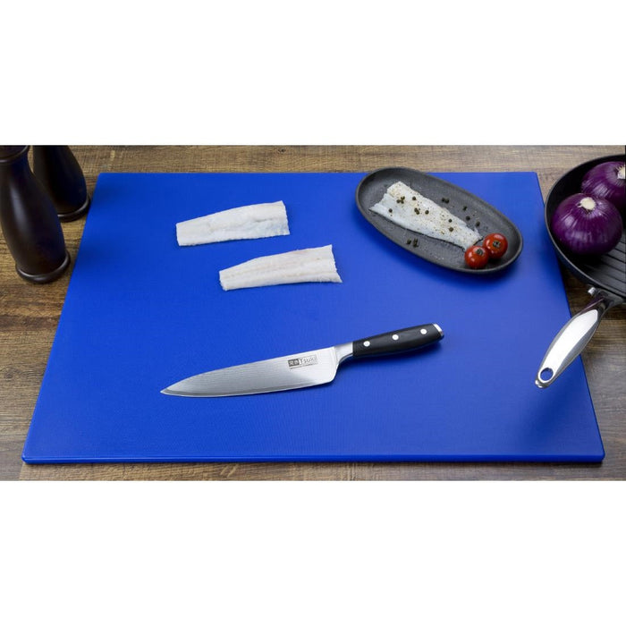 Hygiplas Low Density 6-Piece Chopping Board Set 600x450x10mm Hygiplas