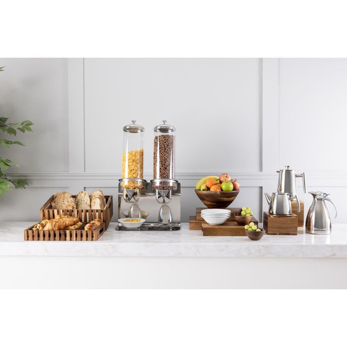 Olympia Cereal Dispenser Double 2x 4Ltr Olympia