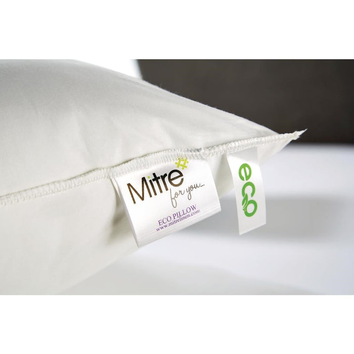 Mitre Eco Recycled Hollowfibre Pillow Firm Mitre Eco