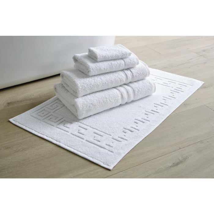 Eco Towel White Face Cloth 30x30cm (10 Pack) Mitre Eco