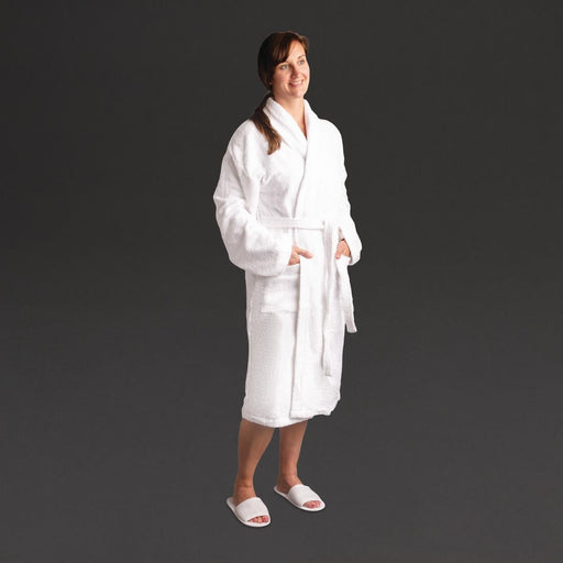 Eco Robe, Bathrobes White - Large Mitre Eco