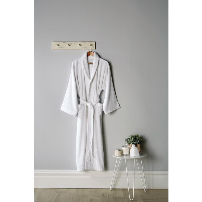 Eco Robe, Bathrobes White - Large Mitre Eco