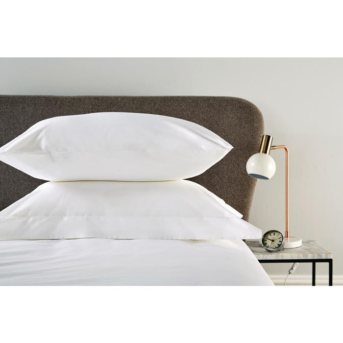 Mitre Eco Linen - Oxford Pillowcase White 66x92cm (2 Pack) Mitre Eco
