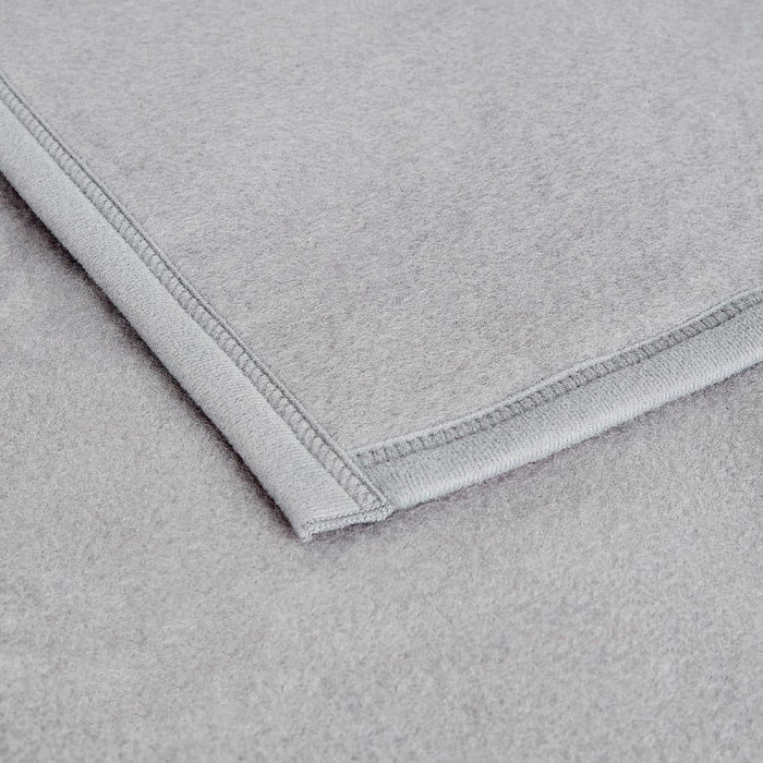 Comfort Fleece Blanket Grey Mitre Comfort