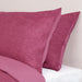 Essentials Skye rev pillowcase stripe - Plum -  Housewife 48x75cm (PAIR)