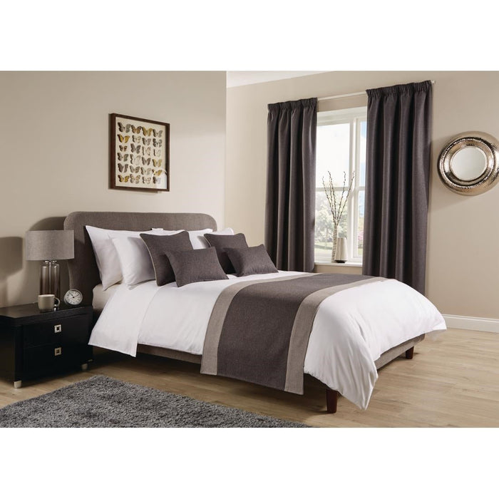 Comfort Tundra Piped Cushion Pewter Mitre Comfort