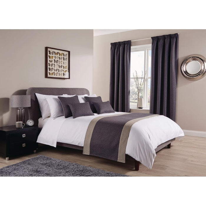 Comfort Tundra Runner Pewter Super King Mitre Comfort