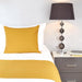 Mitre Essentials Quilted Waffle Cushion Cover Ochre Mitre Essentials